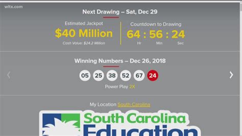 South Carolina (SC) Powerball .